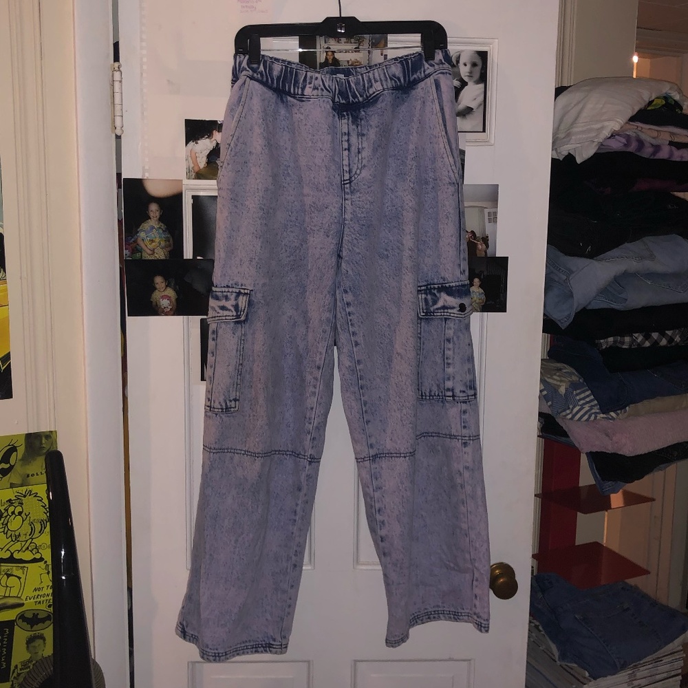 purple BP cargo pants